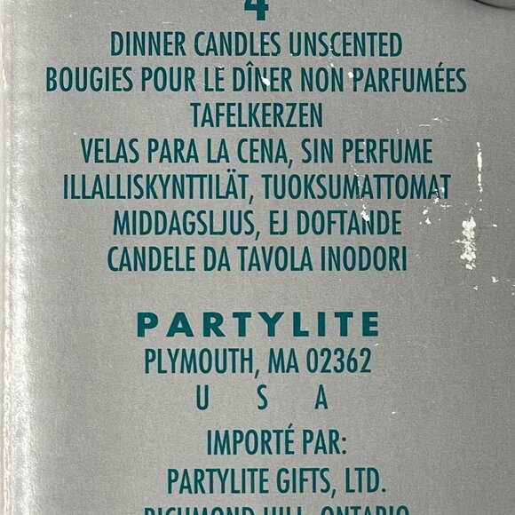 Set of Four 14-inch Purple Tapered Dinner Candles - Picture 6 of 6